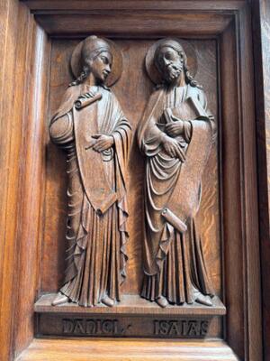 Altar. en Oak wood, Belgium  19 th century