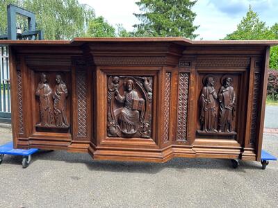 Altar. en Oak wood, Belgium  19 th century