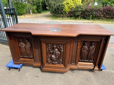 Altar. en Oak wood, Belgium  19 th century