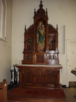 Altar en Oak wood, Dutch 19th century ( anno 1870 )