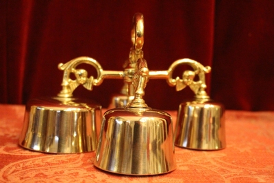 Altar - Bell en Bronze / Polished and Varnished, France 19th century