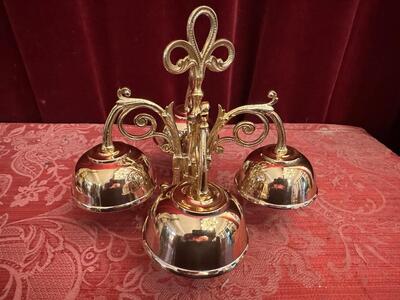 Altar - Bell Beautiful Sound ! en Bronze / Polished and Varnished, France 19 th century ( Anno 1885 )