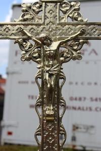 Altar - Cross en Brass / Bronze, France 19th century