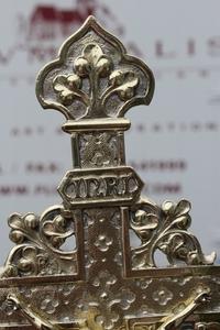 Altar - Cross en Brass / Bronze, France 19th century