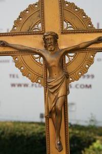 Altar Cross en BRONZE, FRANCE 19th Century