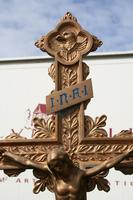 Altar Cross en Bronze, FRANCE 19 th century