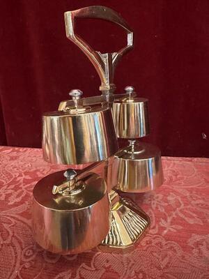 Altar - Bell style Art - Deco en Bronze / Polished and Varnished, Belgium  20 th century ( Anno 1930 )