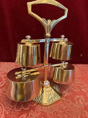 Altar - Bell style Art - Deco en Bronze / Polished and Varnished, Belgium  20 th century ( Anno 1930 )