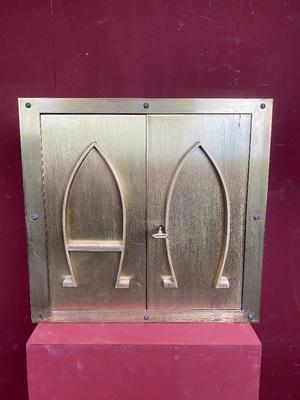 Tabernacle style ART - DECO en Brass / Iron, Belgium 20th century (Anno 1930)