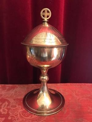 Ciborium style Art - Nouveau en full silver, Dutch 20th century