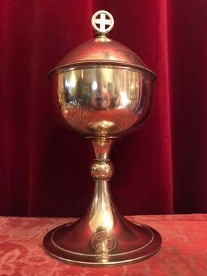 Ciborium style Art - Nouveau en full silver, Dutch 20th century