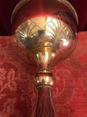 Ciborium style Art - Nouveau en full silver, Dutch 20th century