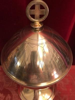 Ciborium style Art - Nouveau en full silver, Dutch 20th century