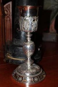 Chalice style barok en silver, France 18 th century