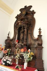 Altar  style Baroque en wood, Dutch 18 th century