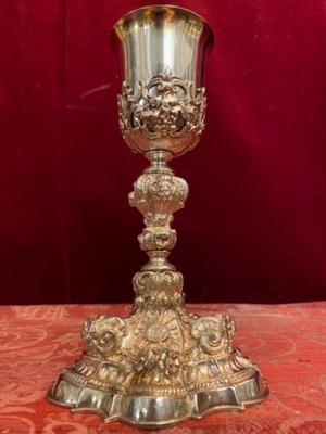 Chalice  style Baroque en Full - Silver, Southern Germany 19 th century