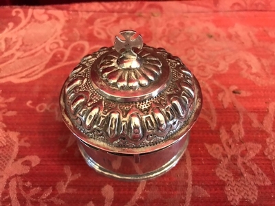 Chrismatorium style Baroque en Full Silver Marked, Dutch 18 th century ( anno 1790 )