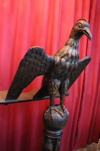 Eagle Lectern Higher Price Range style Baroque en hand-carved wood , Flemish 18 th century