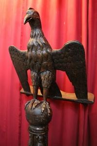 Eagle Lectern Higher Price Range style Baroque en hand-carved wood , Flemish 18 th century