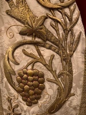 Exceptional Cope style Baroque en hand embroidered, Belgium