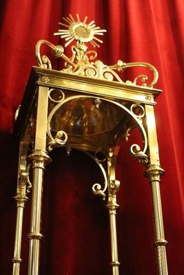 Exposition - Chapel style Baroque en Brass / Bronze / Polished and Varnished, France 19th century