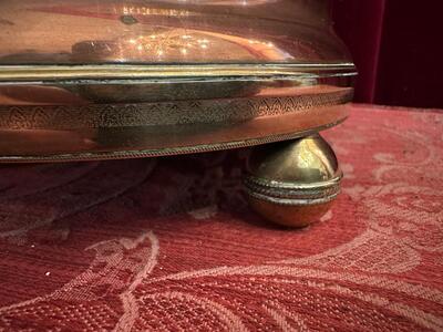 Altar - Bell 4 Bells  style Baroque - Style en Brass / Bronze , Belgium  19 th century ( Anno 1825 )