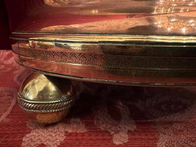 Altar - Bell 4 Bells  style Baroque - Style en Brass / Bronze , Belgium  19 th century ( Anno 1825 )