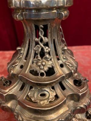 Censer Full Silver style BAROQUE-STYLE en Full - Silver, Belgium 18 th century ( Anno 1790 )