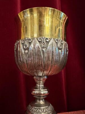 Chalice style Baroque - Style en Full - Silver, Belgium  18 th century