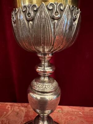 Chalice style Baroque - Style en Full - Silver, Belgium  18 th century