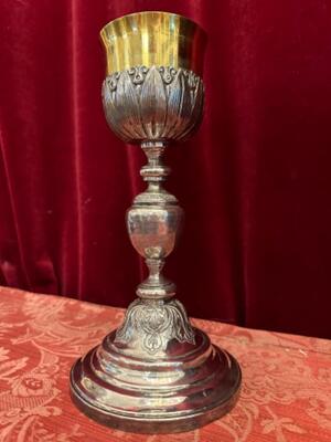 Chalice style Baroque - Style en Full - Silver, Belgium  18 th century
