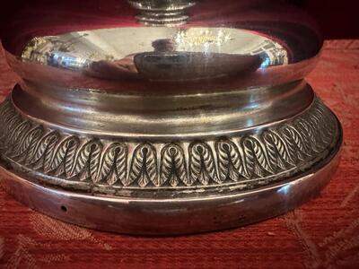 Chalice style Baroque - Style en Brass / Silver Plated / Gilt, Belgium  18 th century