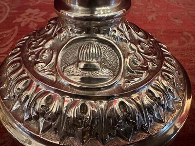 Chalice style Baroque - Style en Full Silver Polished and Varnished, Italy  18 th century