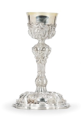 Chalice style BAROQUE-STYLE en Silver, Southern Germany 19 th century