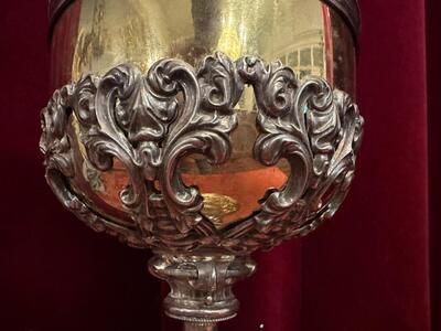 Ciborium style Baroque - Style en Full - Silver, Belgium  18 th century ( Anno 1775 )