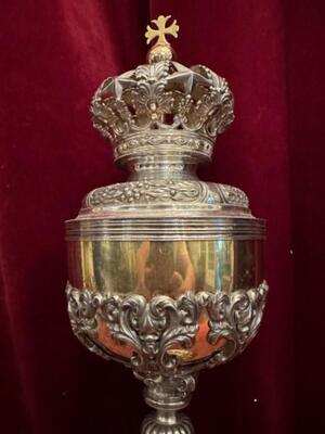 Ciborium style Baroque - Style en Full - Silver, Belgium  18 th century ( Anno 1775 )