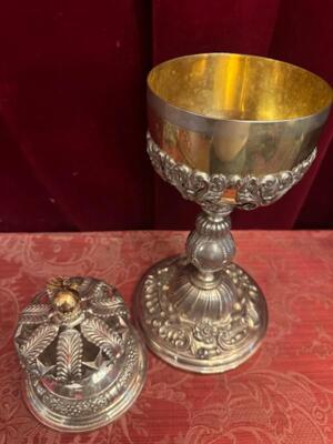 Ciborium style Baroque - Style en Full - Silver, Belgium  18 th century ( Anno 1775 )