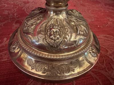 Ciborium style Baroque - Style en Full - Silver, Belgium  19 th century ( Anno 1835 )