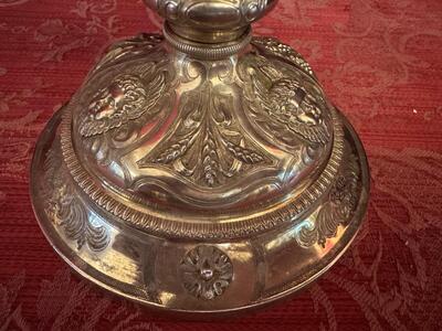 Ciborium style Baroque - Style en Full - Silver, Belgium  19 th century ( Anno 1835 )