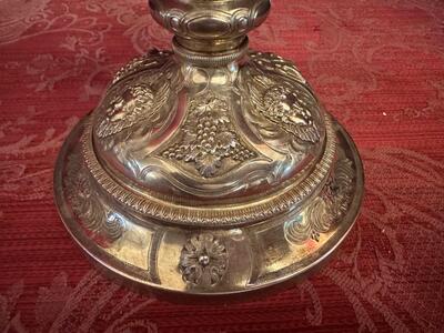 Ciborium style Baroque - Style en Full - Silver, Belgium  19 th century ( Anno 1835 )