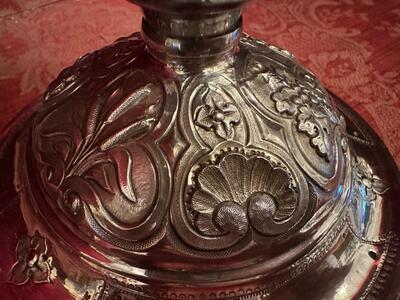 Ciborium style Baroque - Style en Full - Silver / Silver Marks Present, France 19 th century ( Anno 1835 )