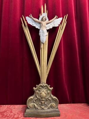 Risen Christ style Baroque - Style en Wood, Belgium  19 th century