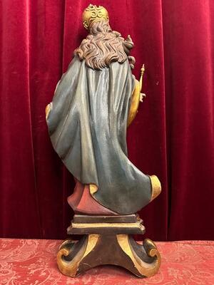 1 Baroque - Style Sculpture St. Mary With Child