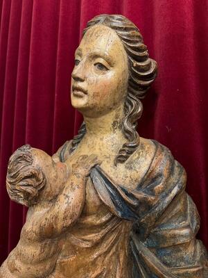1 Baroque - Style Statue Madonna 