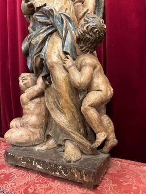 1 Baroque - Style Statue Madonna 