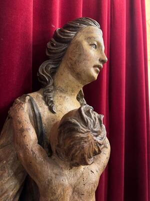 1 Baroque - Style Statue Madonna 