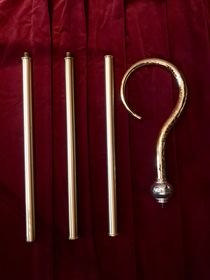 Bishop - Staff  en Brass / Gilt / Partly Hand - Hammered, 20 th century ( Anno 1930 )