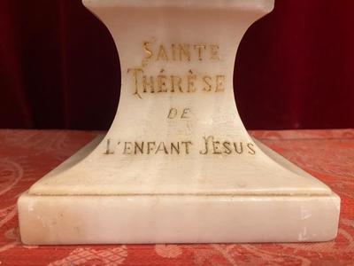 Buste St. Therese en Alabaster, Belgium  19th century