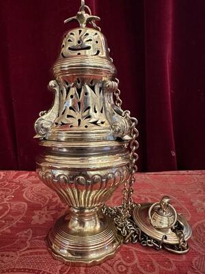 Censer en Bronze / Polished and Varnished, Belgium  19 th century