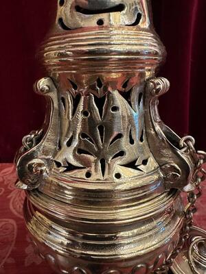 Censer en Bronze / Polished and Varnished, Belgium  19 th century